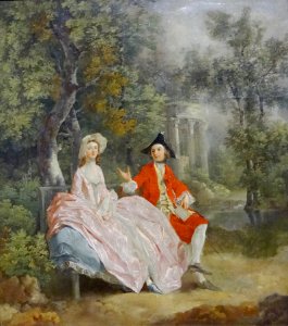 "Conversation dans un parc", Thomas Gainsborough, vers 174…