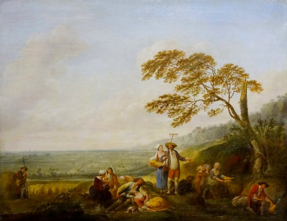 "Le midi" ou "Le repos et le dîner des ouvriers travaillan…