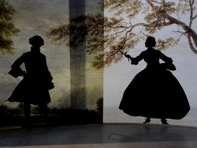 L'une des ombres chinoises "accueillant" les visiteurs de …
