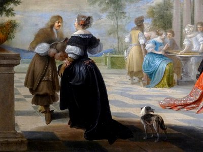 "Le jeu de la main chaude" (détail), Hieronymus Janssens, …