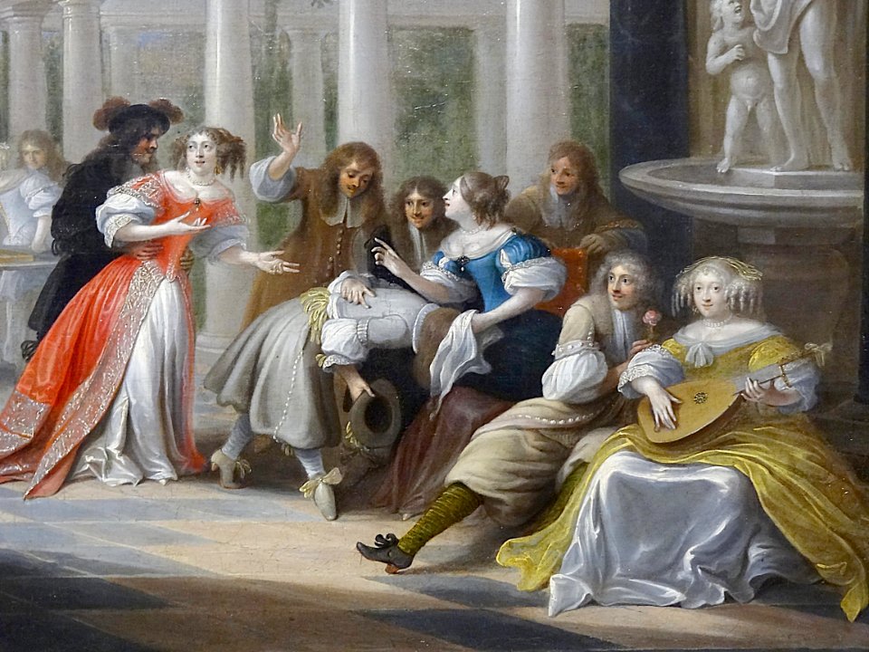 "Le jeu de la main chaude" (détail), Hieronymus Janssens, …