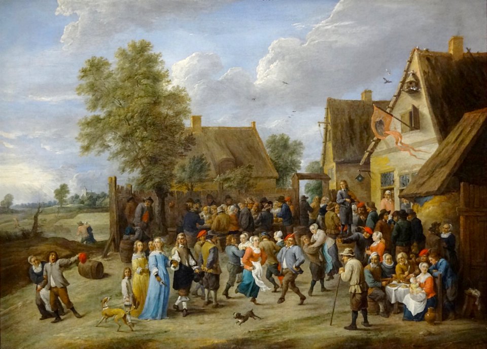 "Kermesse paysanne avec couple aristocratique", David II T…