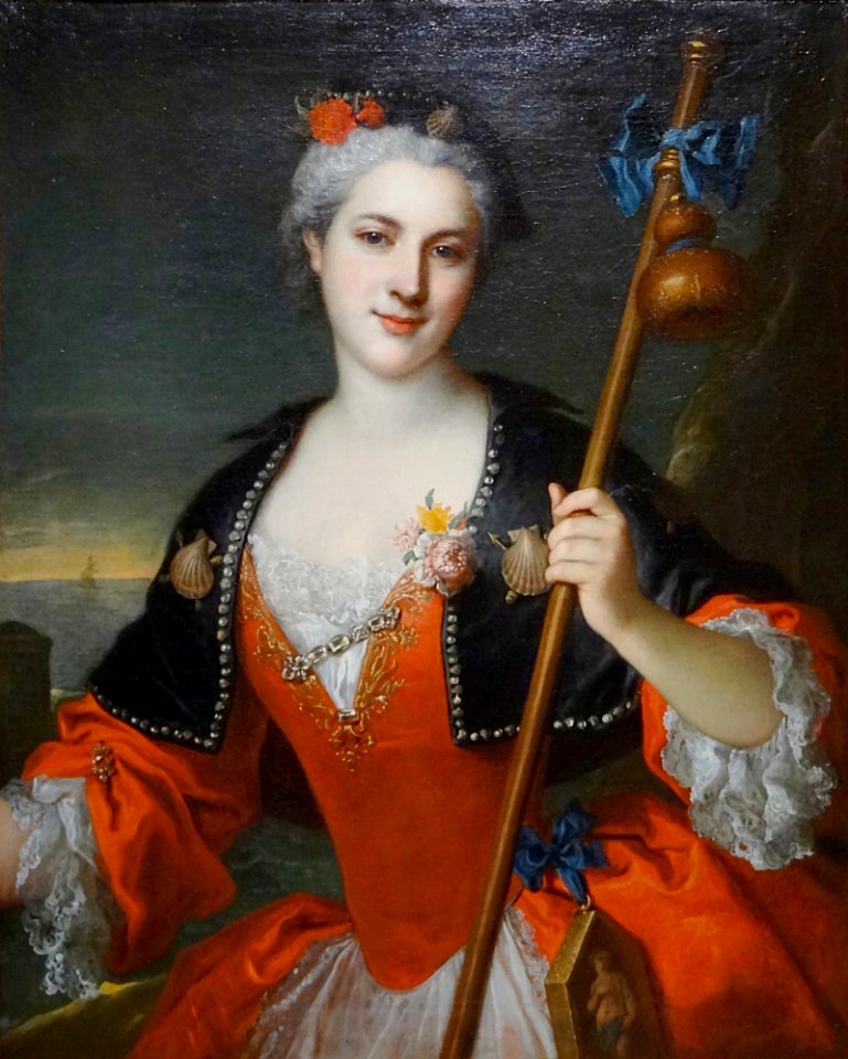 "Femme en costume de pèlerine", attribué à Henri Millot. E…