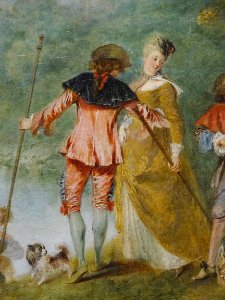 "Pèlerinage à l'île de Cythère", Antoine Watteau, 1717. Ex…