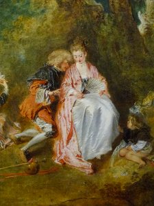 "Pèlerinage à l'île de Cythère", Antoine Watteau, 1717. Ex…