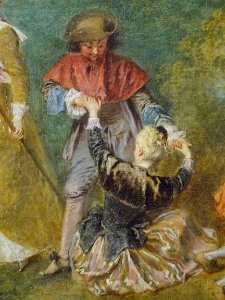 "Pèlerinage à l'île de Cythère", Antoine Watteau, 1717. Ex…