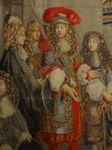 Détail de “La visite du roi aux Gobelins, le 15 octobre 16…