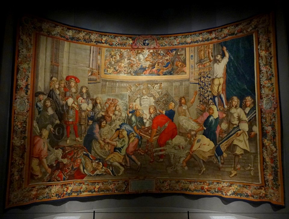 “La visite du roi aux Gobelins, le 15 octobre 1667″. Manuf…
