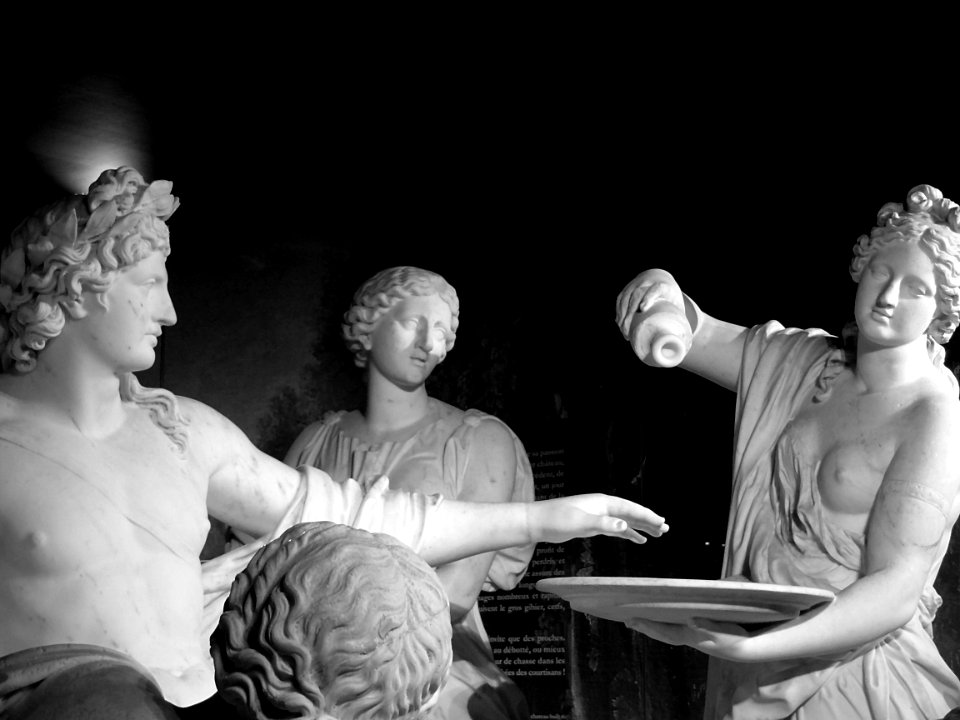 "Apollon servi par les nymphes" (détail), François Girardo…