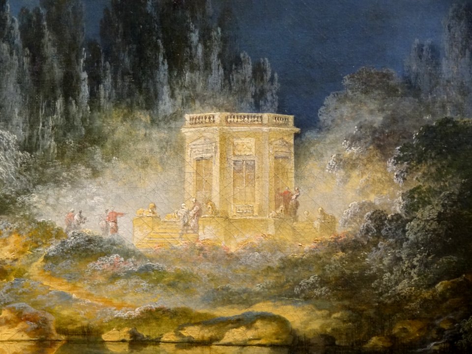 "Illumination du pavillon du Belvédère et du Rocher dans l…