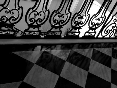 Détail de l'escalier d'honneur du musée des beaux-arts d'A…