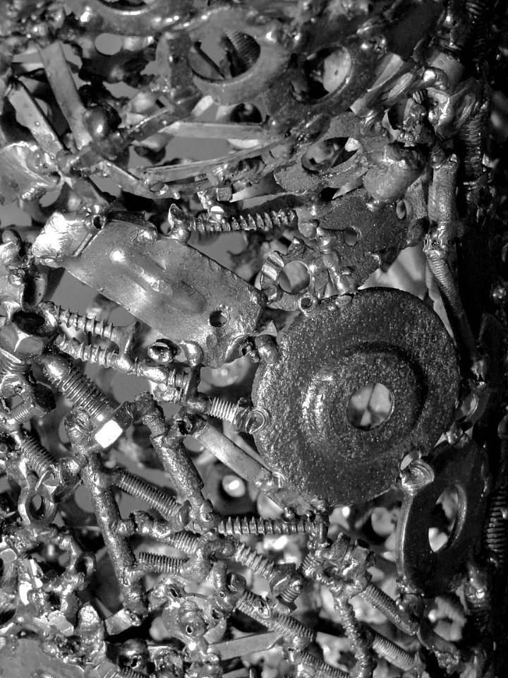 Détail de "Gaïa", de Mezz. Exposition "Jardins secrets", C…