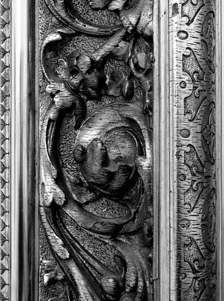 Détail du cadre d'un tableau du palais des beaux-arts de L…