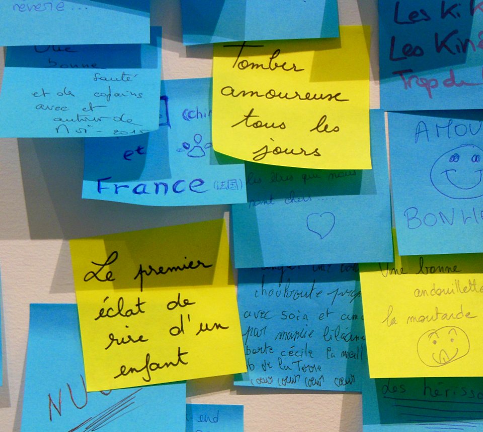 Palais des beaux-arts de Lille : petits mots laissés par l…