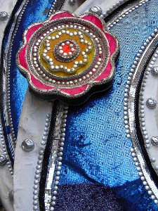Lille, rue Faidherbe : détail de l'un des totems brésilien…