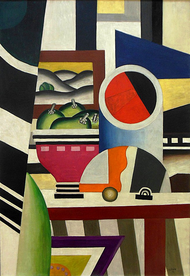 "Nature morte au compotier", Fernand Léger, 1923.