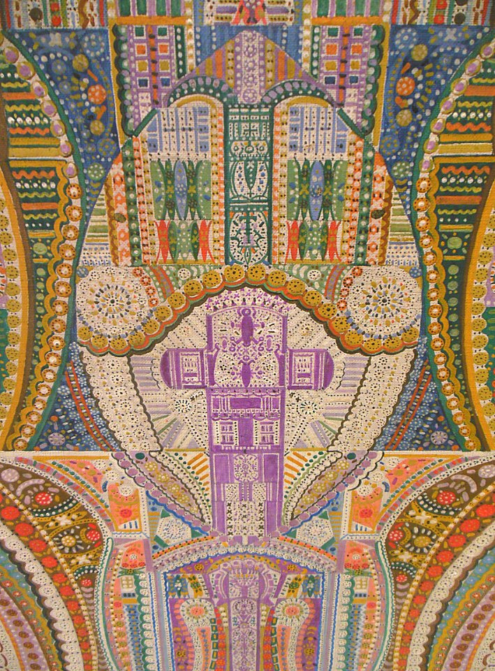 "Composition symlbolique sur le monde spirituel" (détail),…