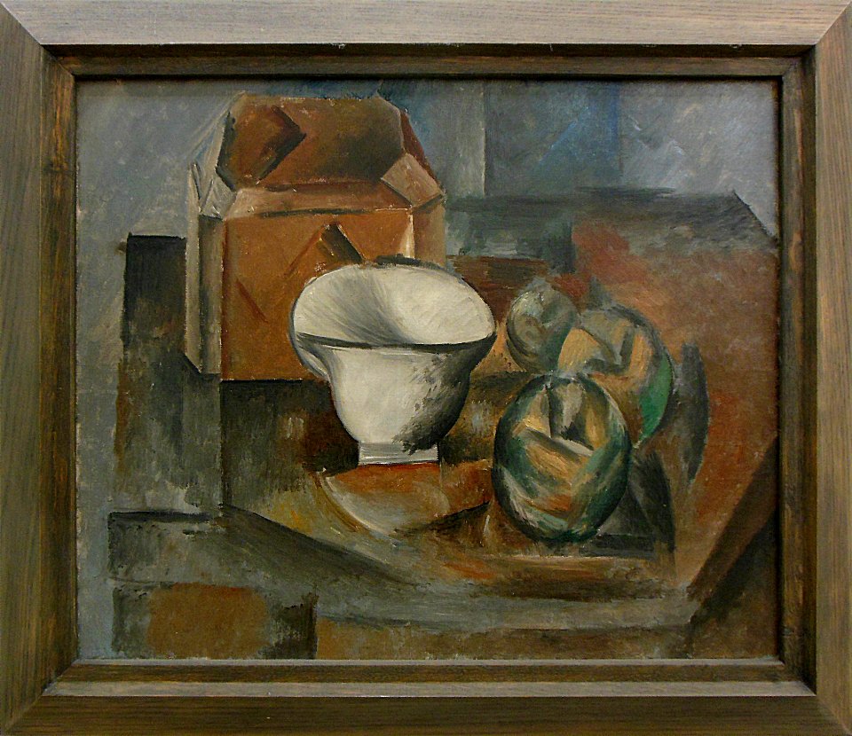"Nature morte (coffret, tasse et pommes)", Pablo Picasso, …