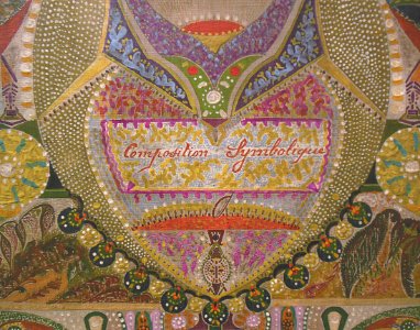 "Composition symbolique" (détail), Augustin Lesage, 1926.