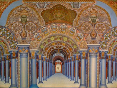 Détail de "La toile bleue", de Victor Simon (mai 1943-octo…