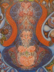 "Trois prophètes" (détail), Victor simon.