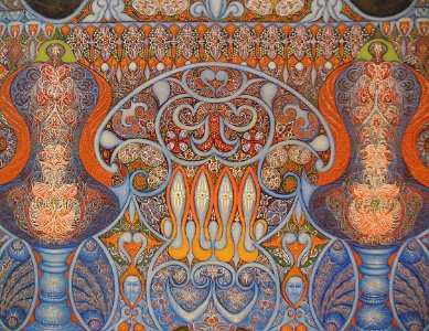 "Trois prophètes" (détail), Victor simon.