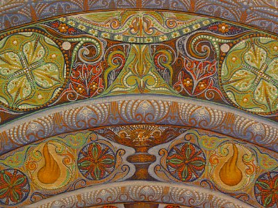 Détail de "La toile bleue", de Victor Simon (mai 1943-octo…