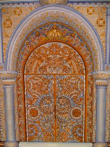 Détail de "La toile bleue", de Victor Simon (mai 1943-octo…