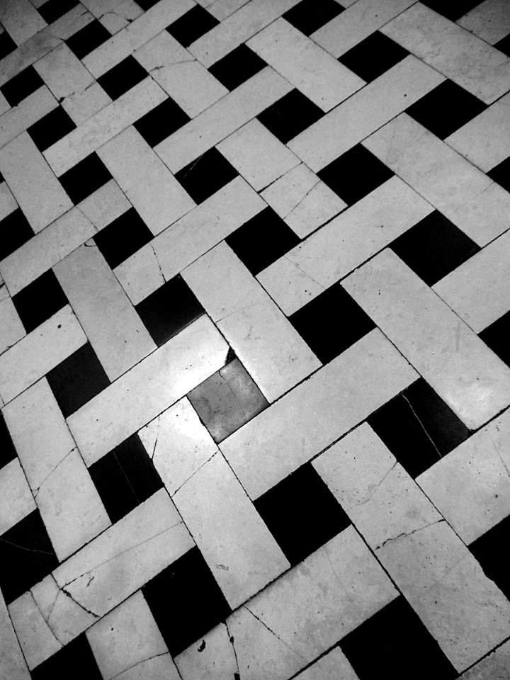 Détail du dallage de la chapelle du Palais Rihour, à Lille…