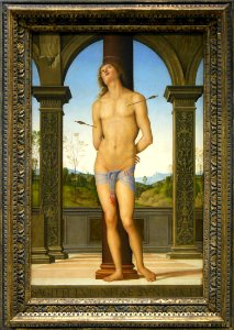 "Saint Sébastien", Le Pérugin, 1495. Galerie du temps, Lou…