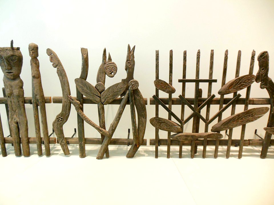 "Ensemble de barrières" (détail), Theo Wiesen, 1972-1977.