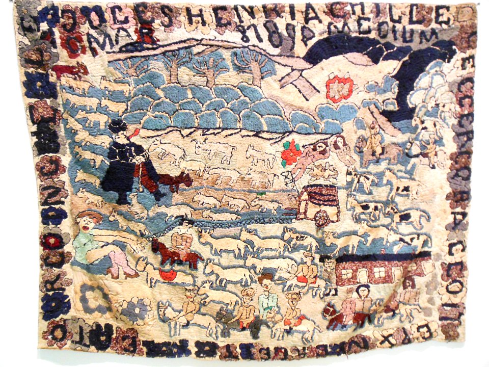 "Scène pastorale", Jules Leclercq, vers 1960.