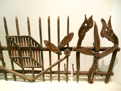 "Ensemble de barrières" (détail), Theo Wiesen, 1972-1977.