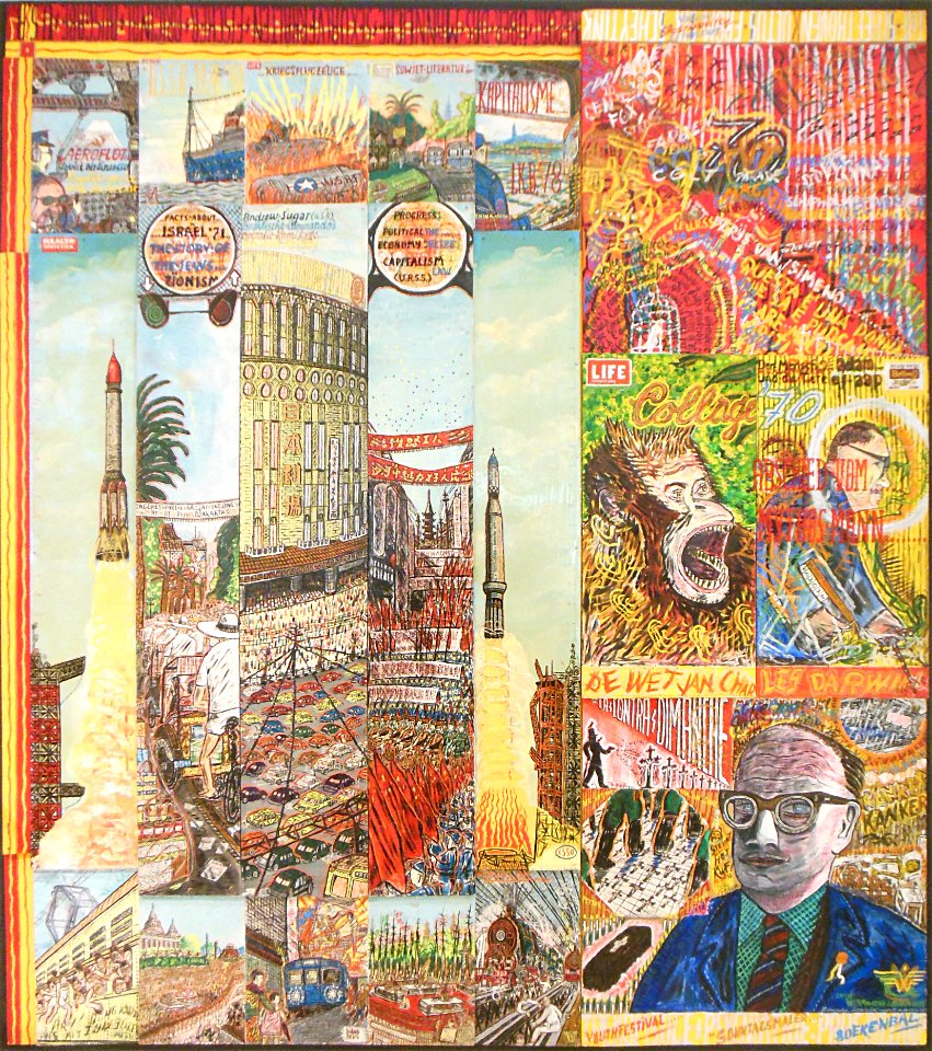 "Collage'70", Willem van Genk, 1970.