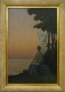 "L'inspiration", Alphonse Osbert, 1927.