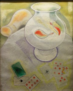 "Nature morte au compotier", Louis Péronne, avant 1951.