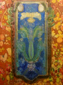 Carton de tapisserie (détail), Odilon Redon, vers 1908.