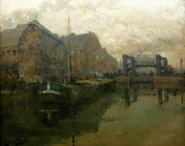 "Le quai de Lorient et le pont Nikès à Bordeaux", Charles-…