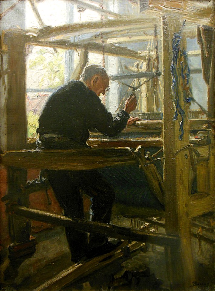 "Le tisserand", Paul-Joseph Barian.