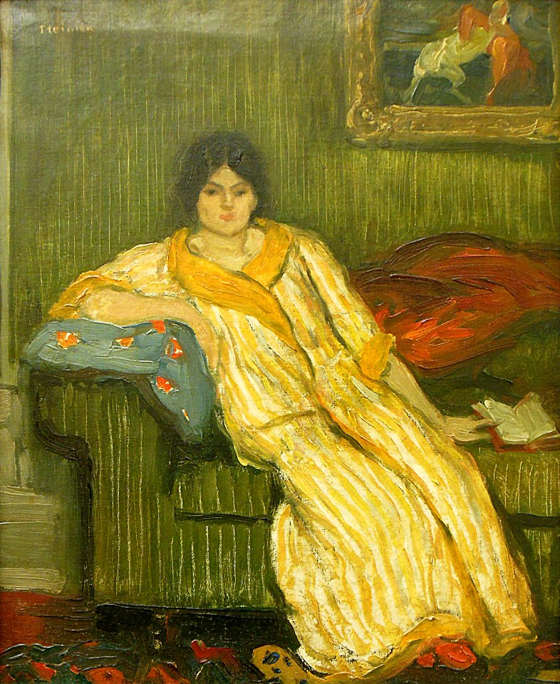 "Femme assise sur un canapé", Théophile-Alexandre Steinlen…