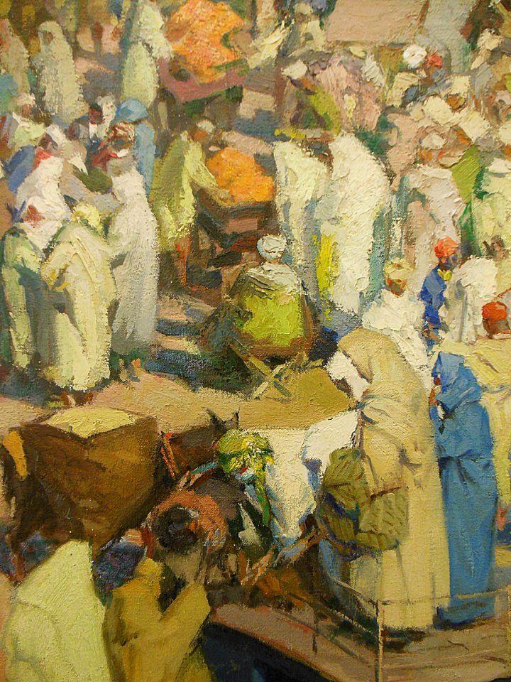 "Fès" (détail), Albert Dequêne, 1946.