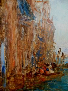 "Venise" (détail), de Félix Ziem.