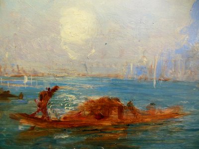 "Venise" (détail), de Félix Ziem.