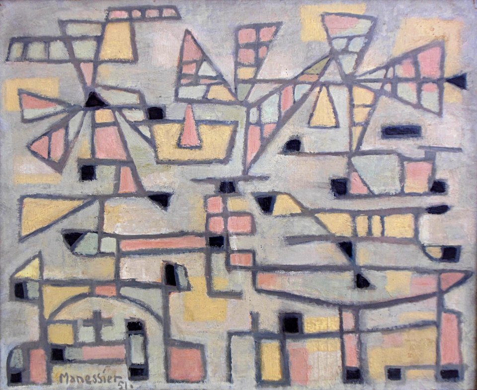 "Honschoote", Alfred Manessier, 1951.