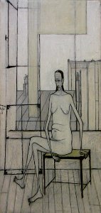"Le grand nu blanc", Bernard Buffet, 1948.