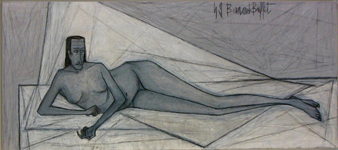 "Nu couché", Bernard Buffet, 1949.