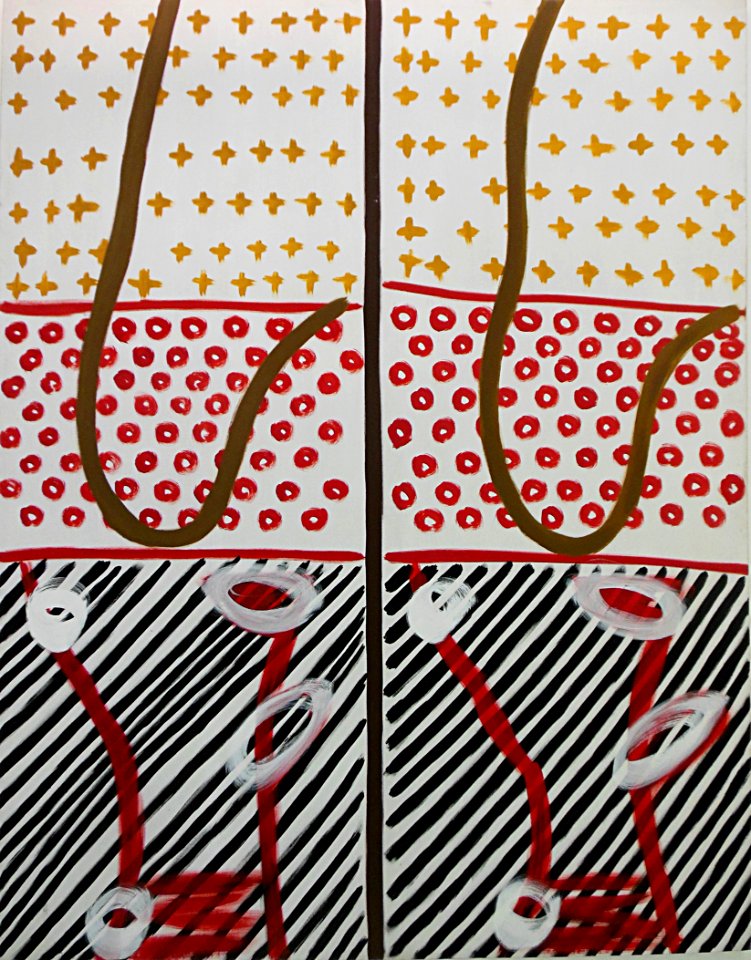Sans titre, Bernard Piffaretti, 1987.