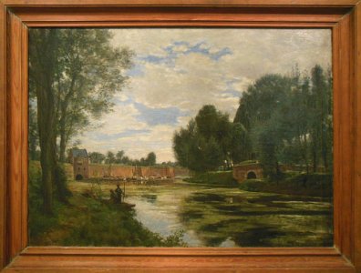 "La porte d'eau et le pont de grès à Arras", Charles Desav…
