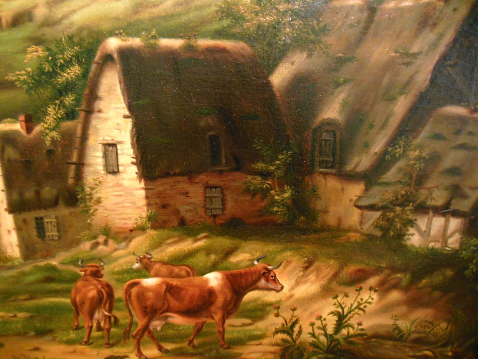 "L'abbaye du Mont Saint-Eloi" (détail), Xavier Dourlens-Au…