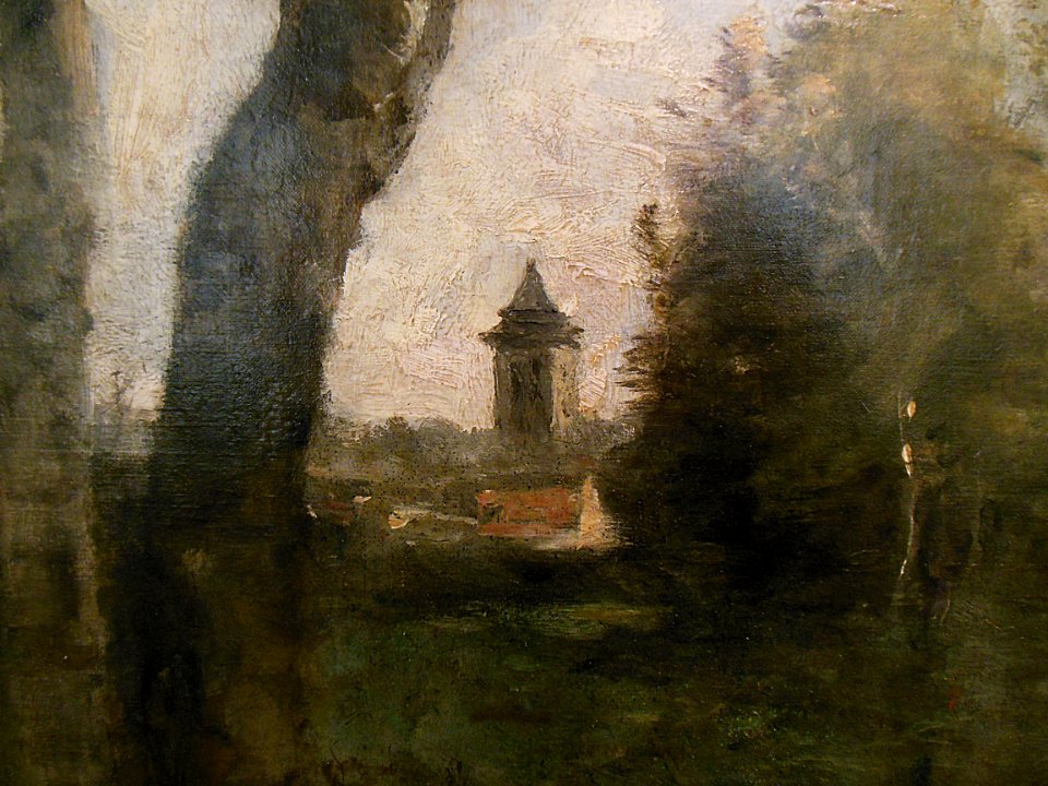 "Les bûcheronnes près d'Arras" (détail), Camille Corot, 18…